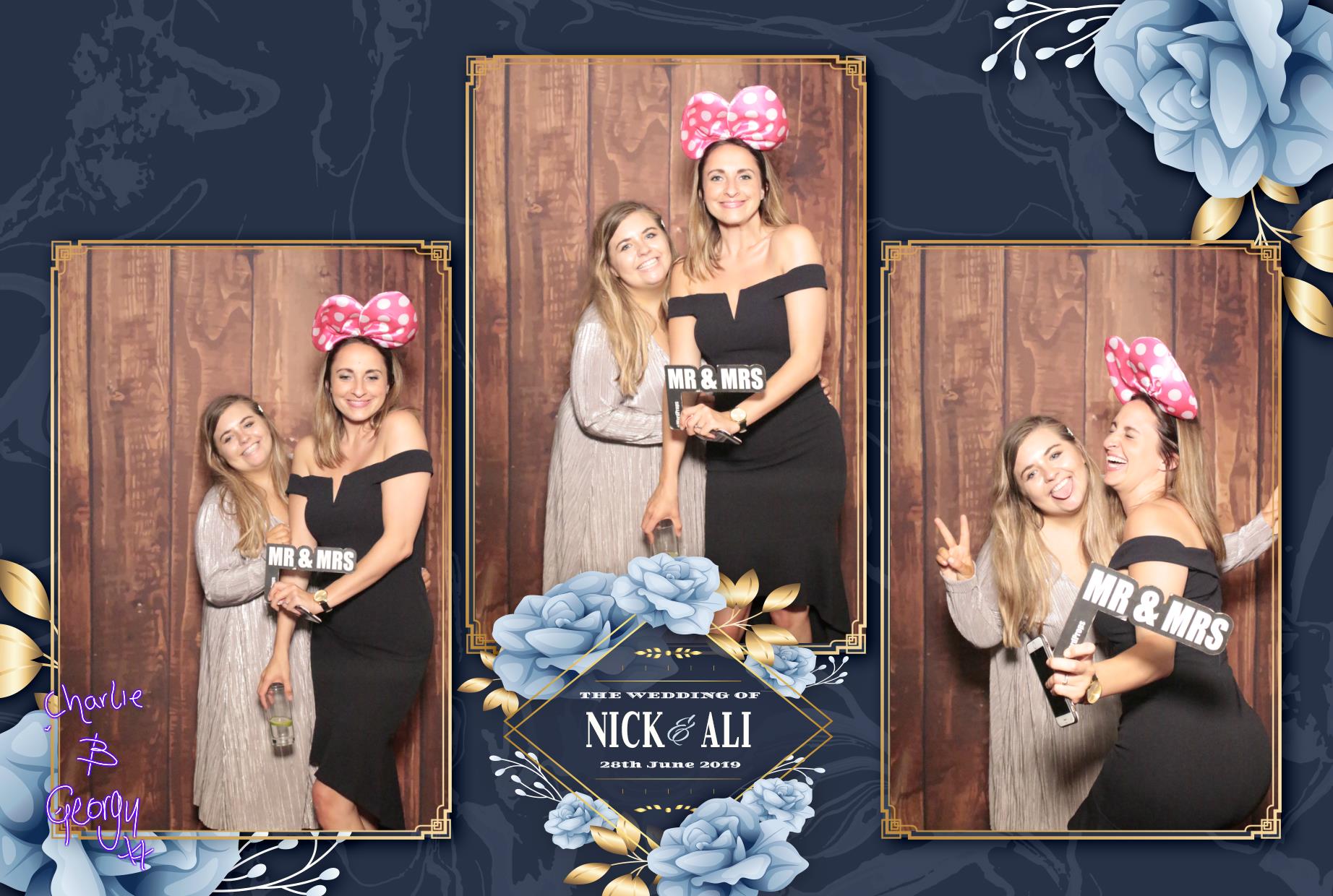 Nick & Ali's Wedding | View more photos from the event at gallery.myphotoboothexperience.co.uk/u/MyPhotoBoothExperienceLtd/Nick-Alis-Wedding